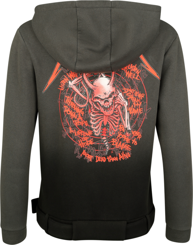 Metallica EMP Signature Collection Hoodie grey black - Image 3
