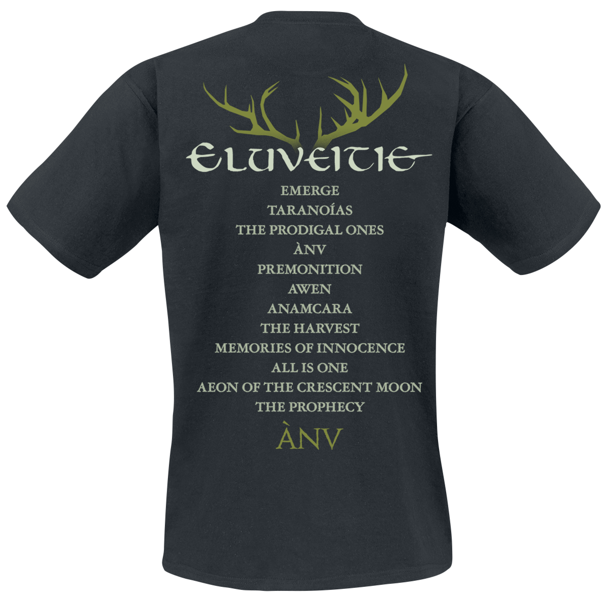 Eluveitie Anv Cover T-Shirt black - Image 3