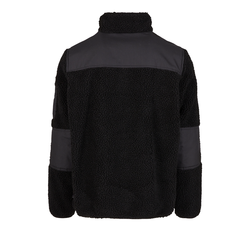 Brandit Ramble Teddy Fleece Jacket Mid-Season Jackets black - Image 3