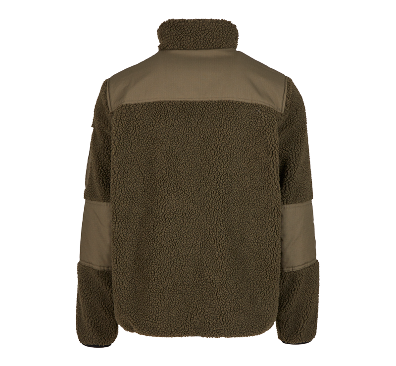 Brandit Ramble Teddy Fleece Jacket Mid-Season Jackets olive - Image 3