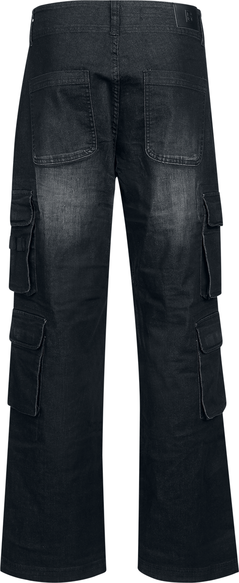 Brandit Denim Cargo Trousers Cargo Trousers black - Image 3