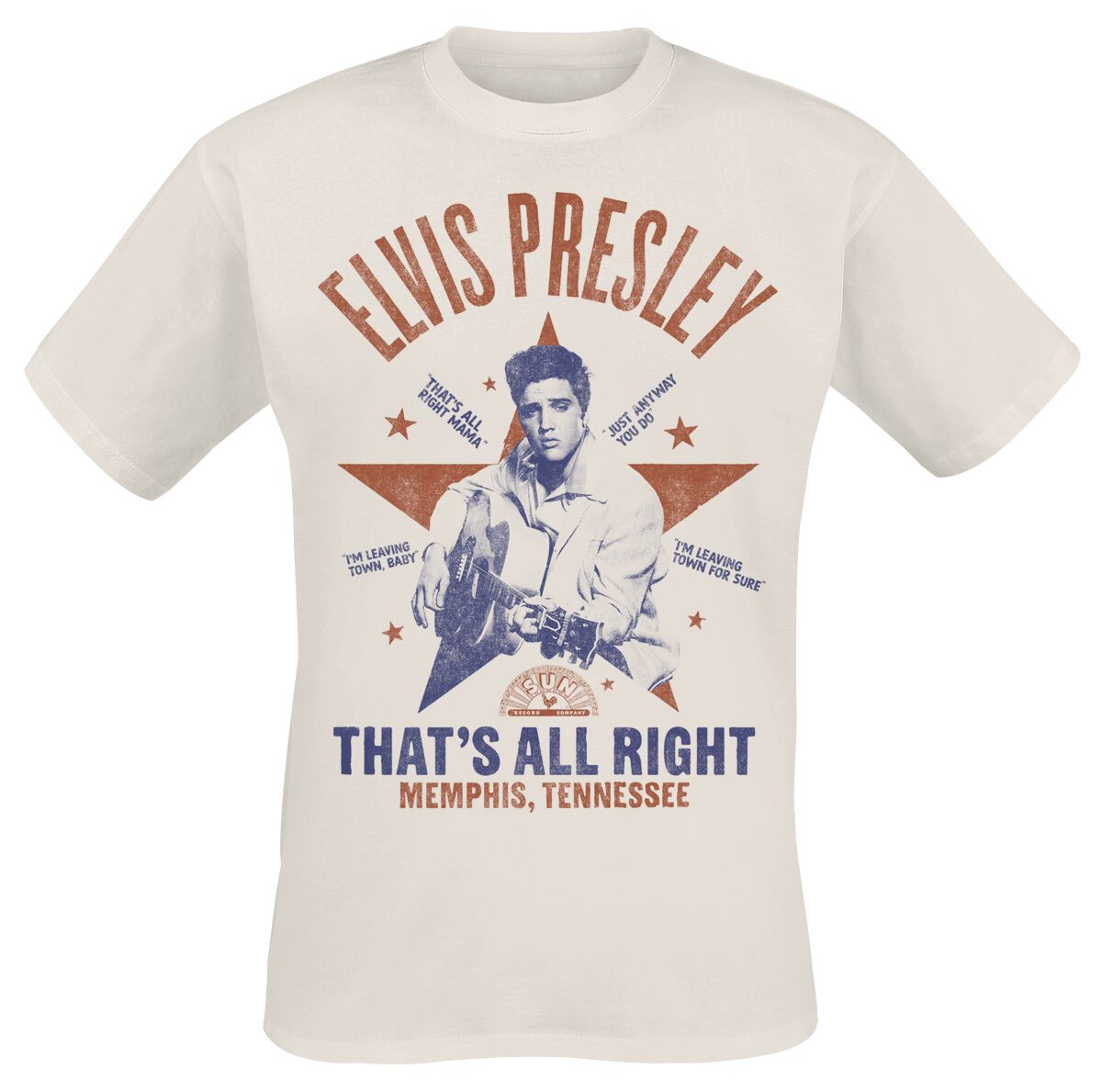 Presley, Elvis That's All Right T-Shirt natural - Image 2
