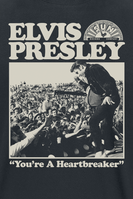Presley, Elvis Heartbreaker T-Shirt black - Image 3