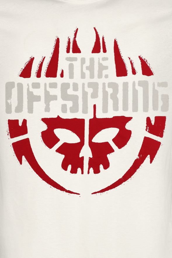 The Offspring Amplified Collection - Skull Logo T-Shirt off white - Image 3