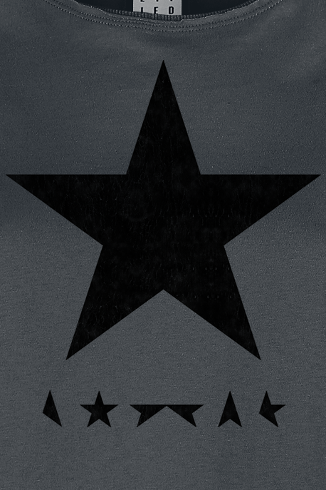 David Bowie Amplified Collection - Black Star T-Shirt charcoal - Image 3