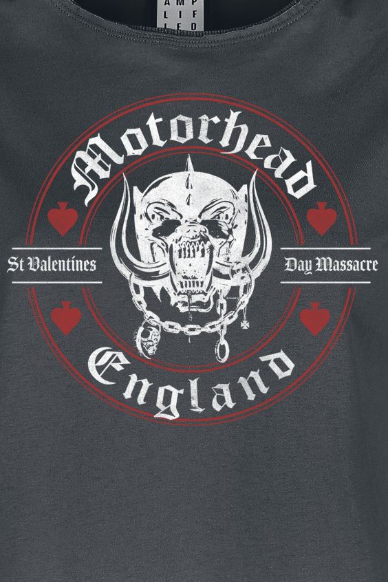 Motörhead Amplified Collection - St. Valentines Day Massacre T-Shirt charcoal - Image 3