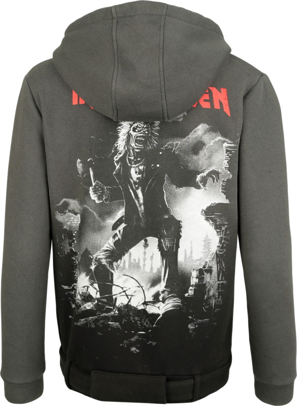 Iron Maiden EMP Signature Collection Hoodie grey black - Image 3