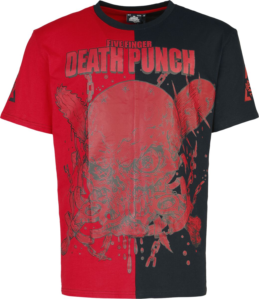 Five Finger Death Punch EMP Signature Collection T-Shirt red black - Image 2