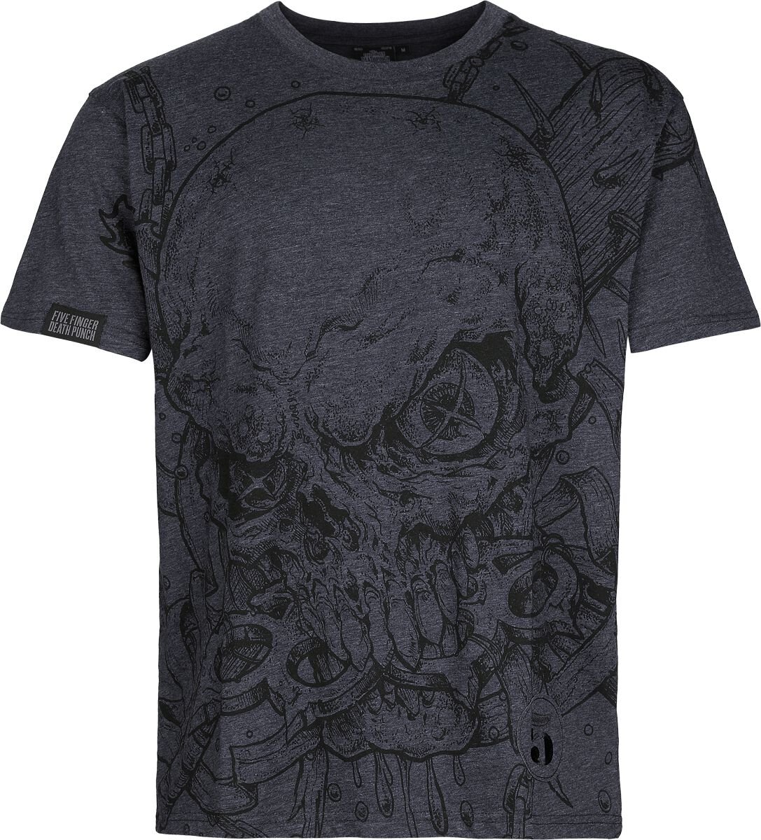 Five Finger Death Punch EMP Signature Collection T-Shirt grey - Image 2