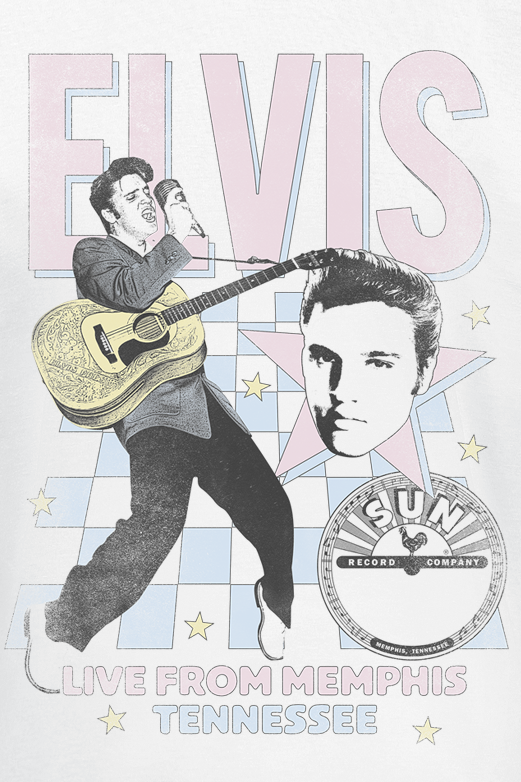 Presley, Elvis Live From Memphis T-Shirt white - Image 3