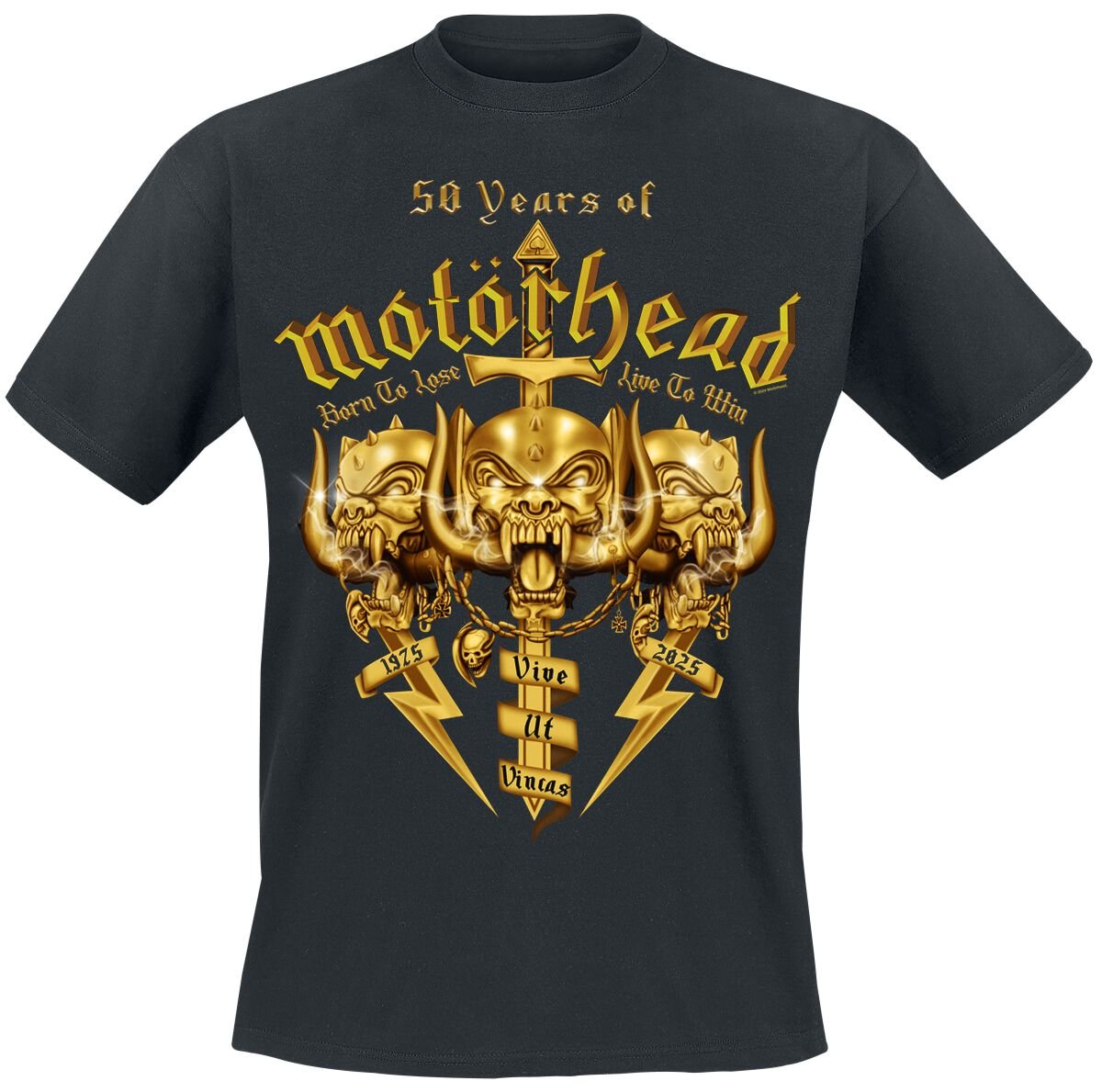 Motörhead 50 Years Of Motörhead T-Shirt black - Image 2