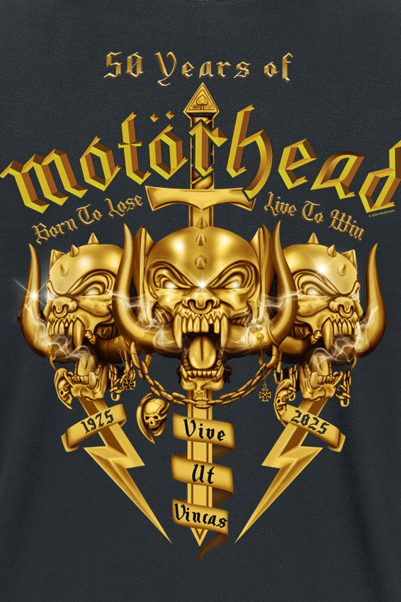 Motörhead 50 Years Of Motörhead T-Shirt black - Image 3