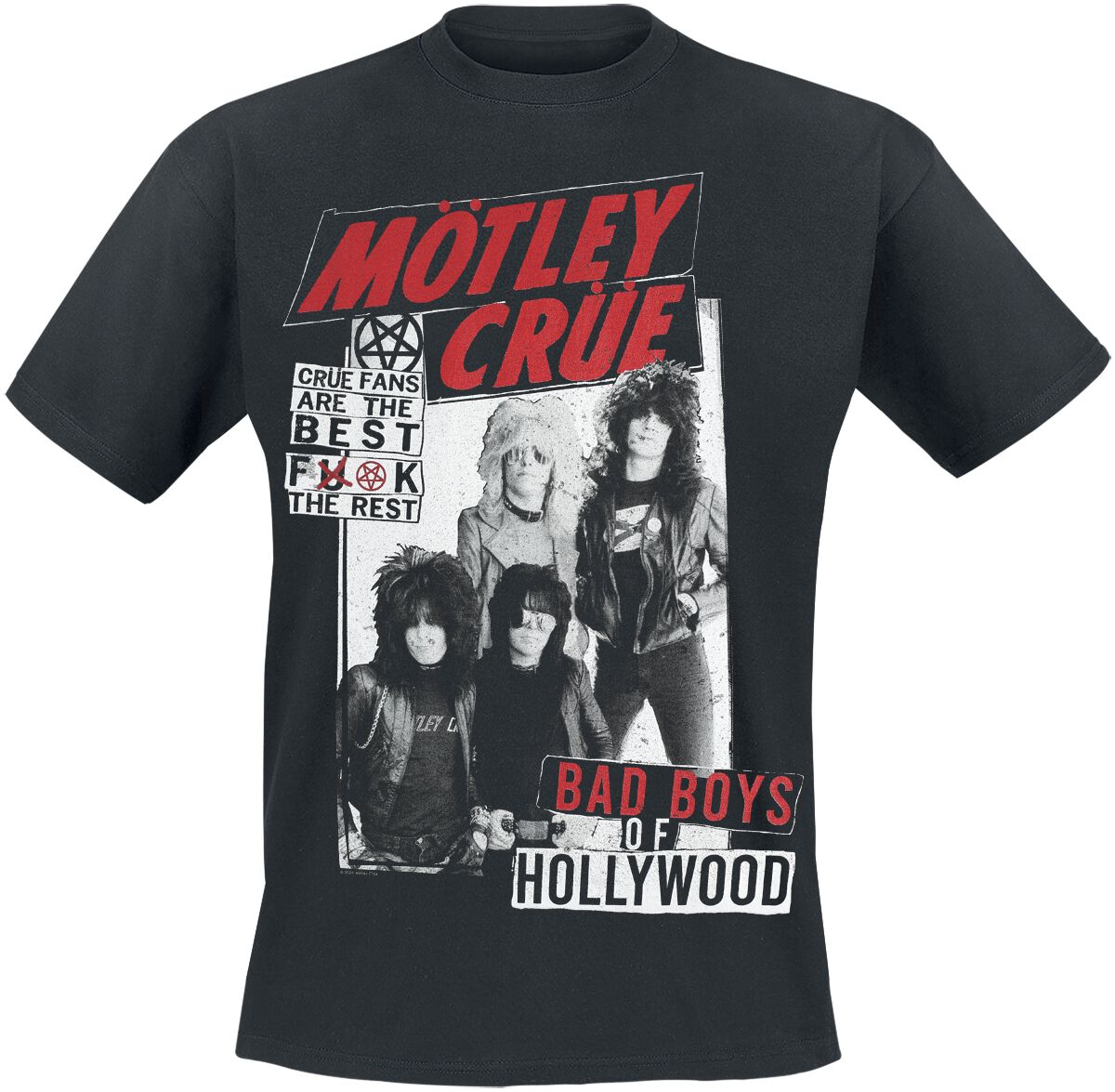 Mötley Crüe Crue Fans T-Shirt black - Image 2