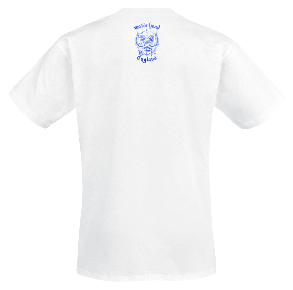 Motörhead England Blue Texture T-Shirt white - Image 3