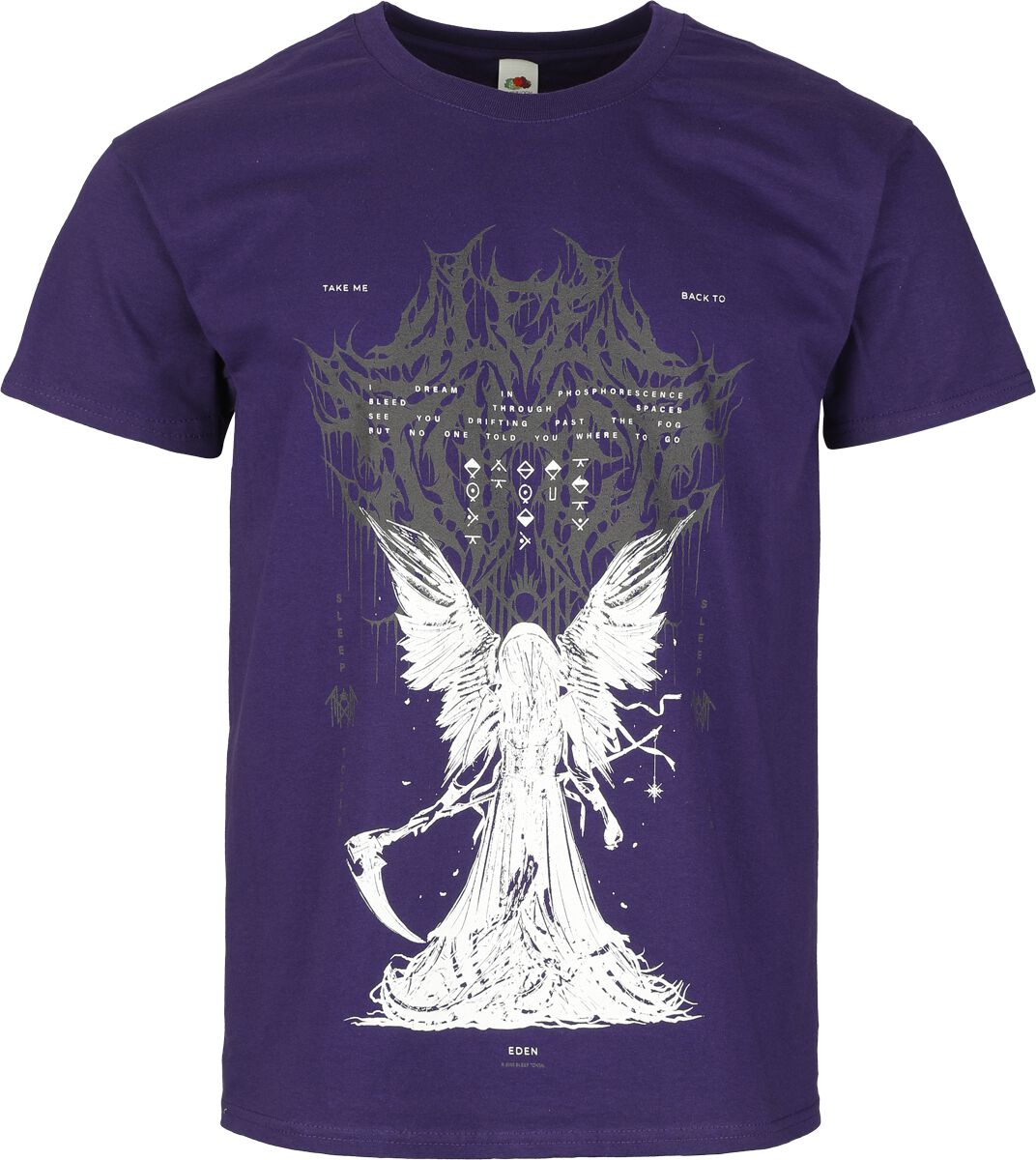 Sleep Token Reaper T-Shirt purple - Image 2