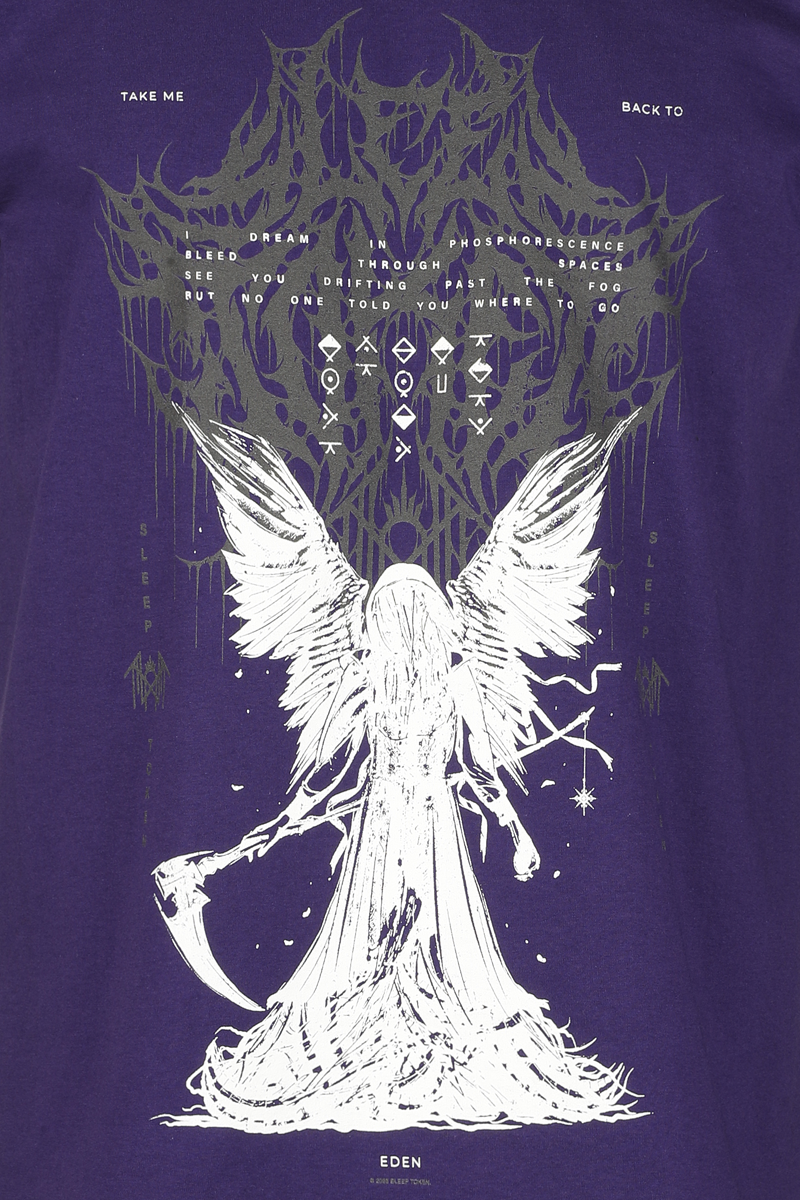 Sleep Token Reaper T-Shirt purple - Image 3