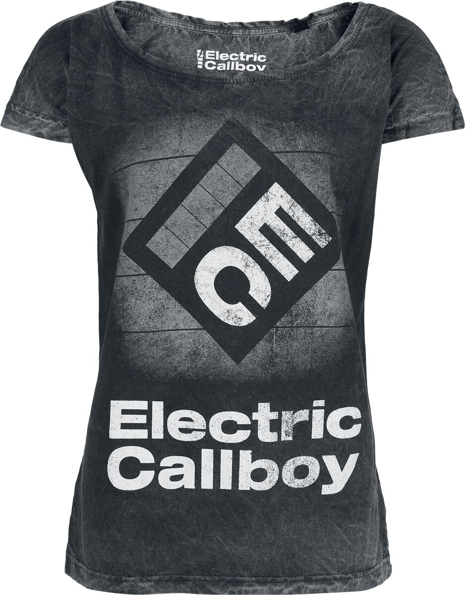 Electric Callboy Square Logo T-Shirt grey - Image 2