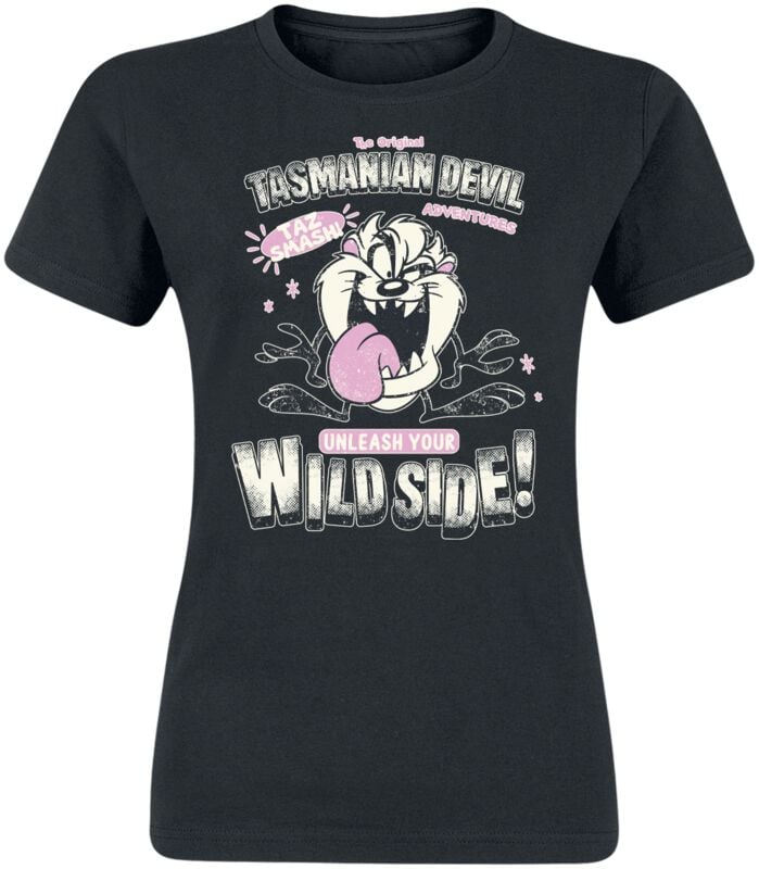 Looney Tunes Taz - Wild Side! T-Shirt black - Image 2
