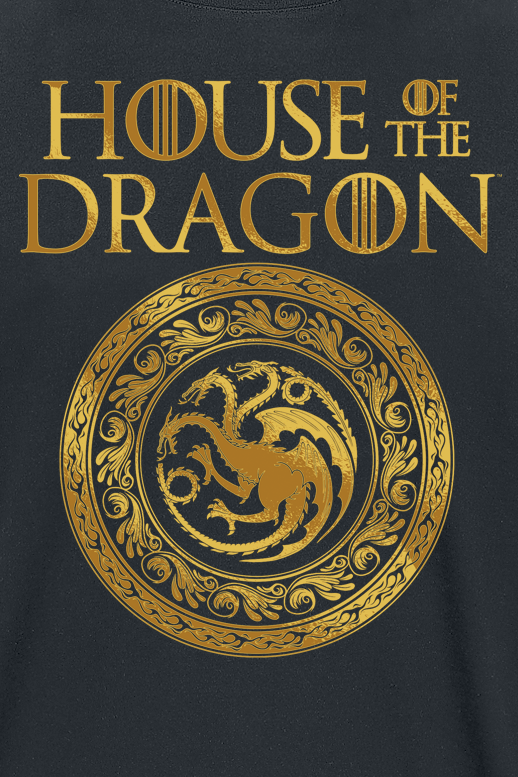 Game of Thrones House of the Dragon - Ornament Sigil T-Shirt black - Image 3