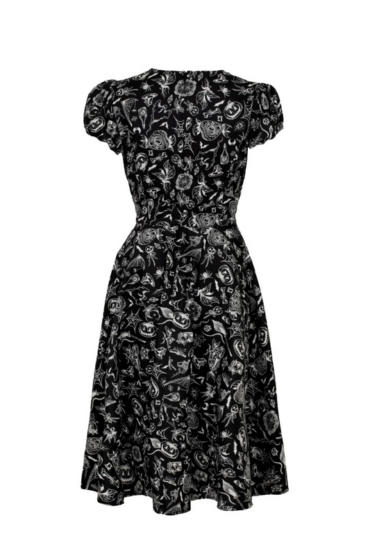 Hell Bunny Mischief Midi Dress Midi Dress black white - Image 3