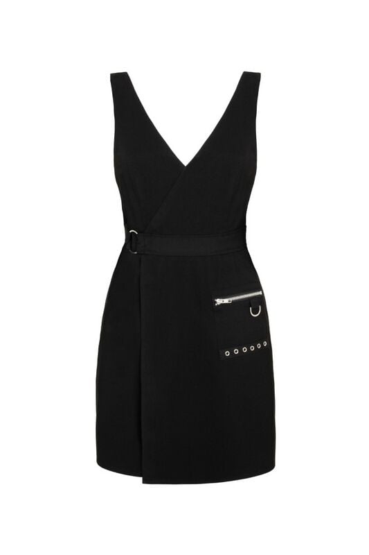 Hell Bunny Mallory Pinafore Dress Mini Dress black - Image 2