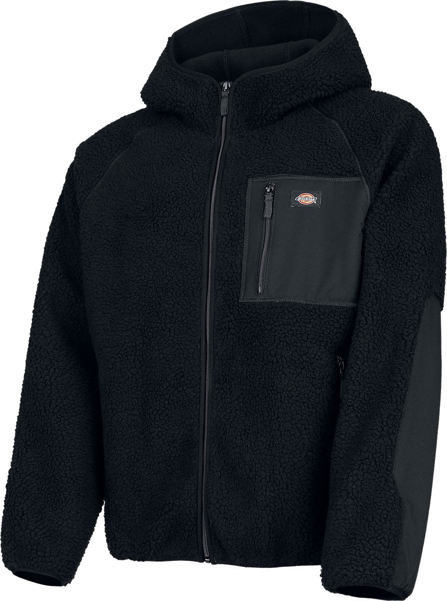 Dickies Central High Pile Hooded Jacket Mid-Season Jackets black - Image 3