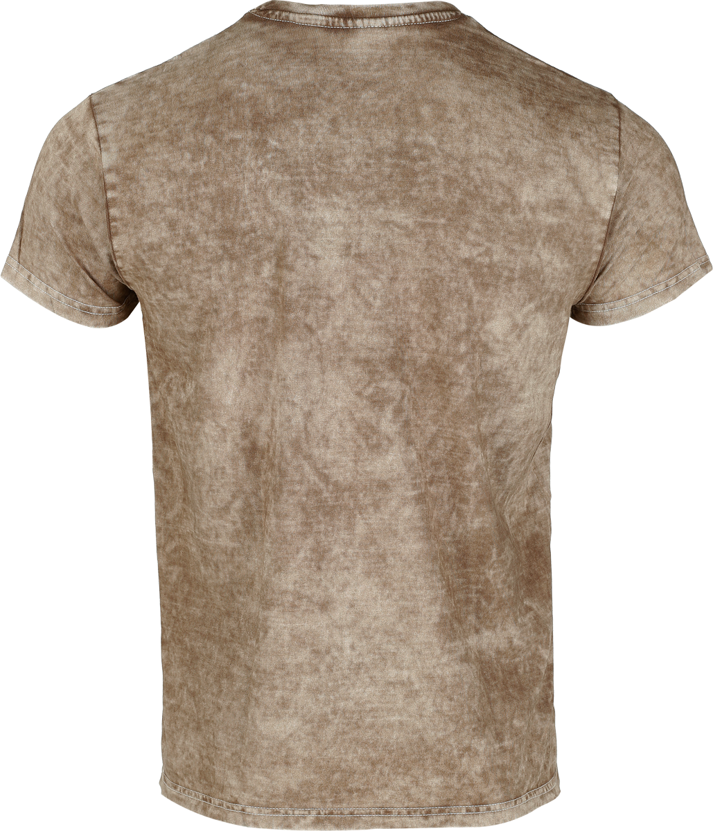 Valhalla is calling - No Fight No Glory - Nordic Warrior Fight For Glory T-Shirt brown - Image 3