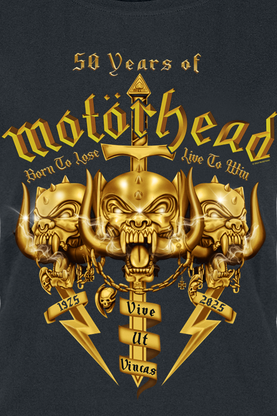 Motörhead 50 Years Of Motörhead T-Shirt black - Image 3
