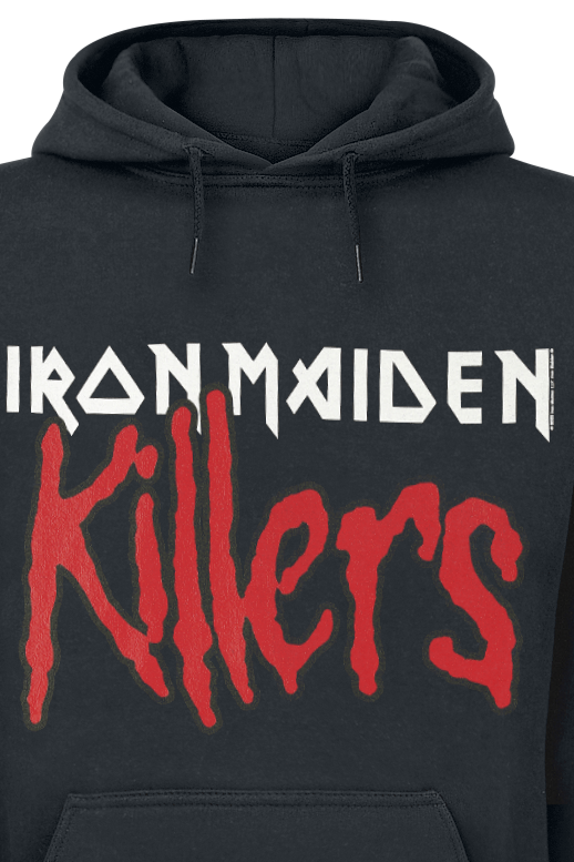 Iron Maiden Killers Logo Hoodie black - Image 3