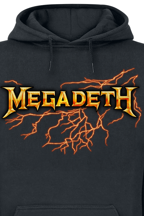 Megadeth Lightning Strike Hoodie black - Image 3