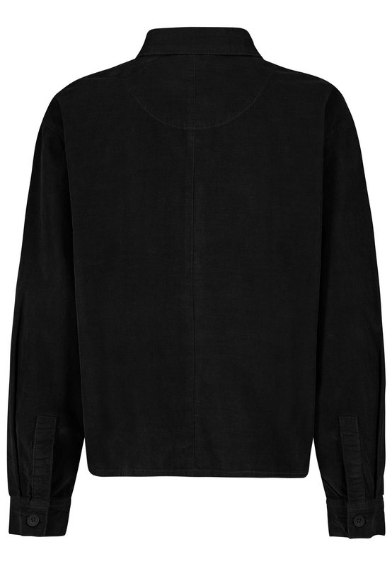Sublevel CORDUROY OVERSIZED BLOUSE Longsleeve black - Image 3