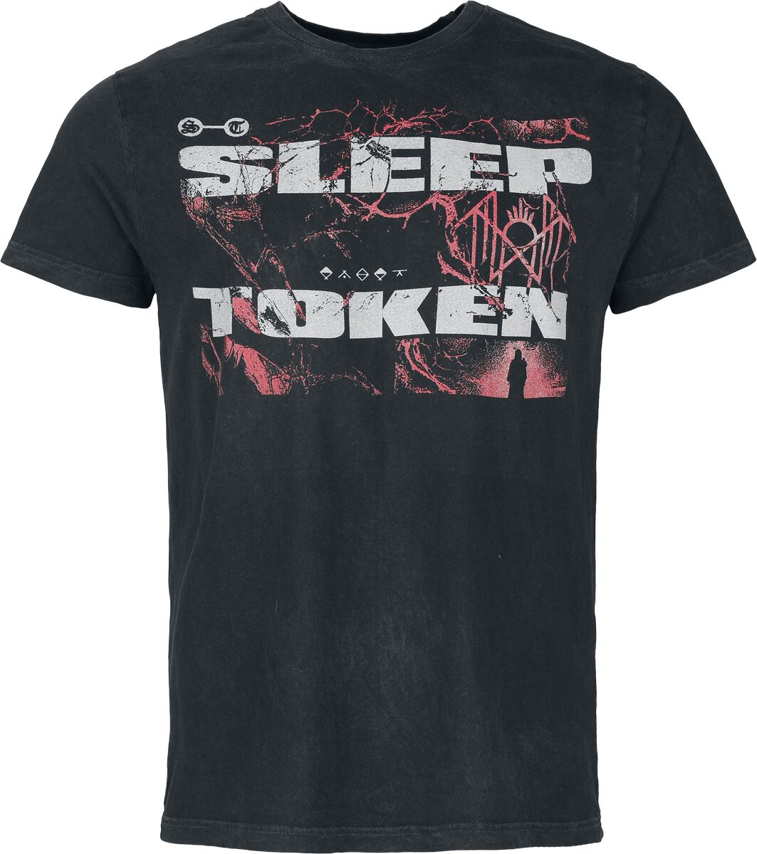 Sleep Token Texture T-Shirt black grey - Image 2