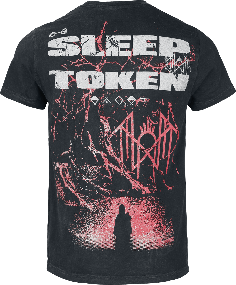 Sleep Token Texture T-Shirt black grey - Image 3