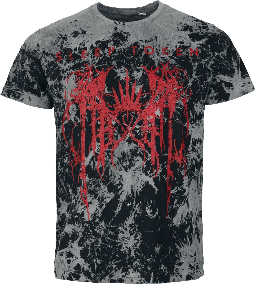 Sleep Token Logo T-Shirt black grey - Image 2