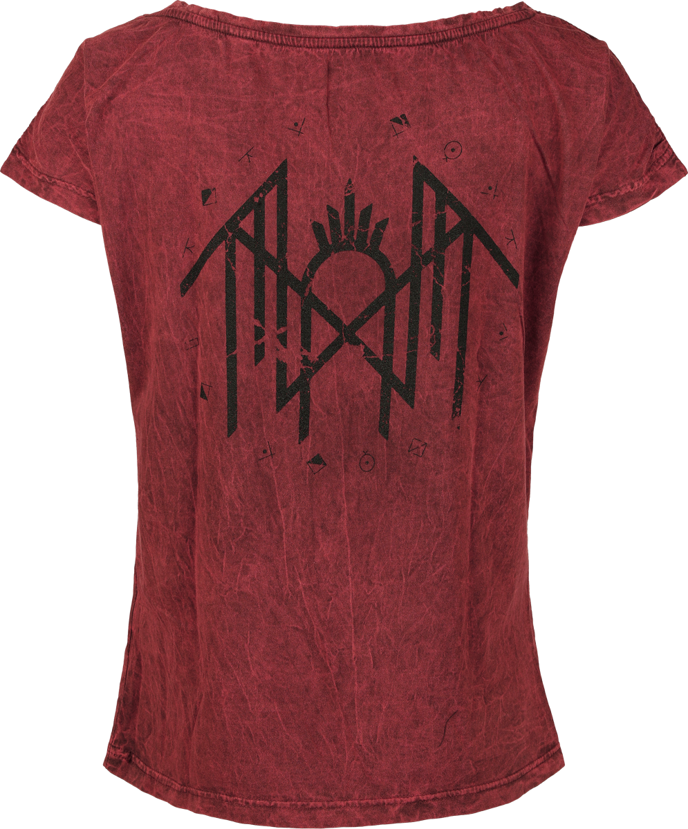 Sleep Token Circle Logo T-Shirt red - Image 3