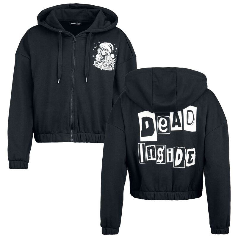 EMP Special Collection Xmas Hoodie Jacket black - Image 2