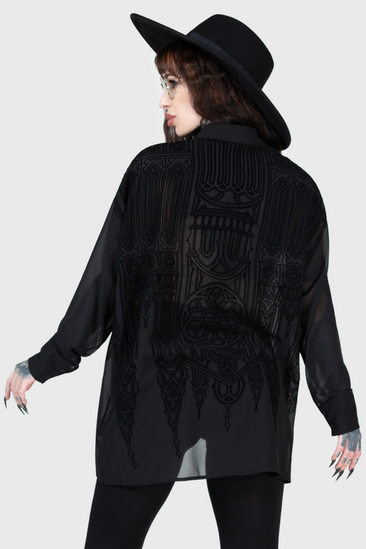 Killstar Gates of Hell Shirt Longsleeve black - Image 3