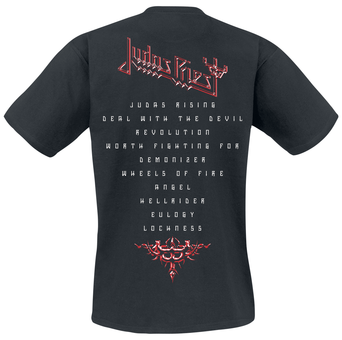 Judas Priest Album Tracklisting T-Shirt black - Image 3