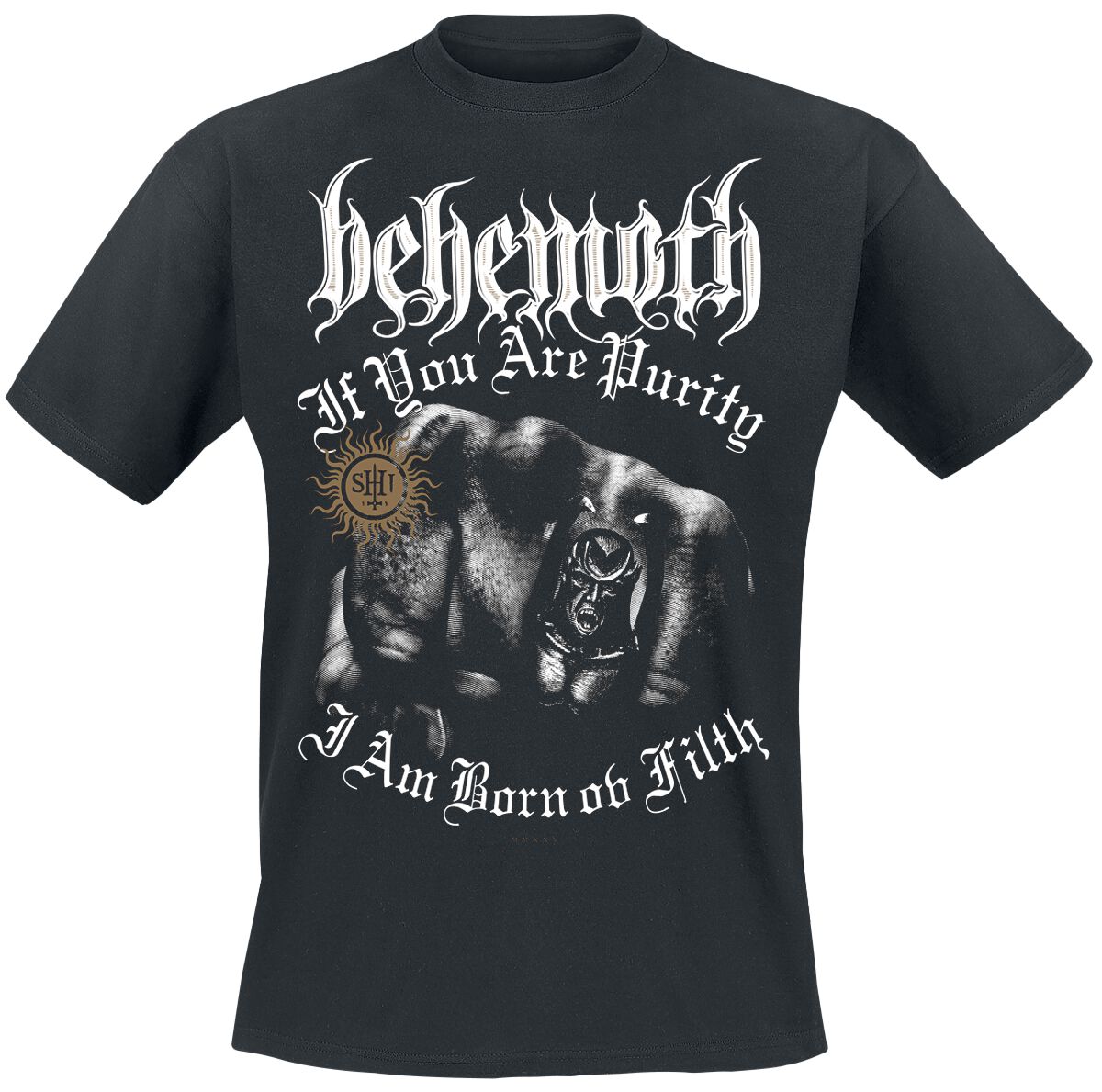 Behemoth The Shit ov God - Crushing Tide Fist T-Shirt black - Image 2