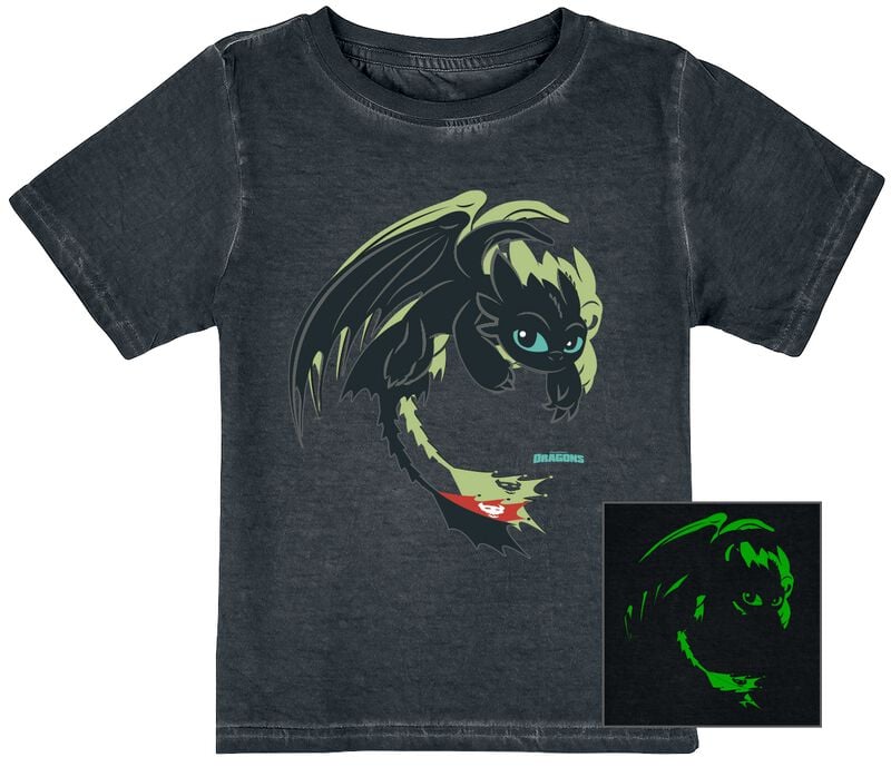 How to Train Your Dragon Kids - Toothless - Glow-in-the-Dark T-Shirt multicolour - Image 2