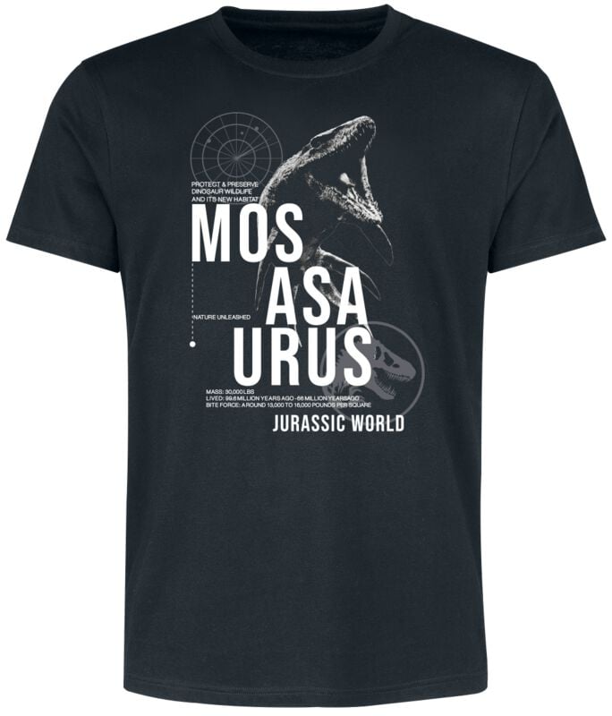 Jurassic Park Jurassic World - Mosasaurus Habitat T-Shirt black - Image 2