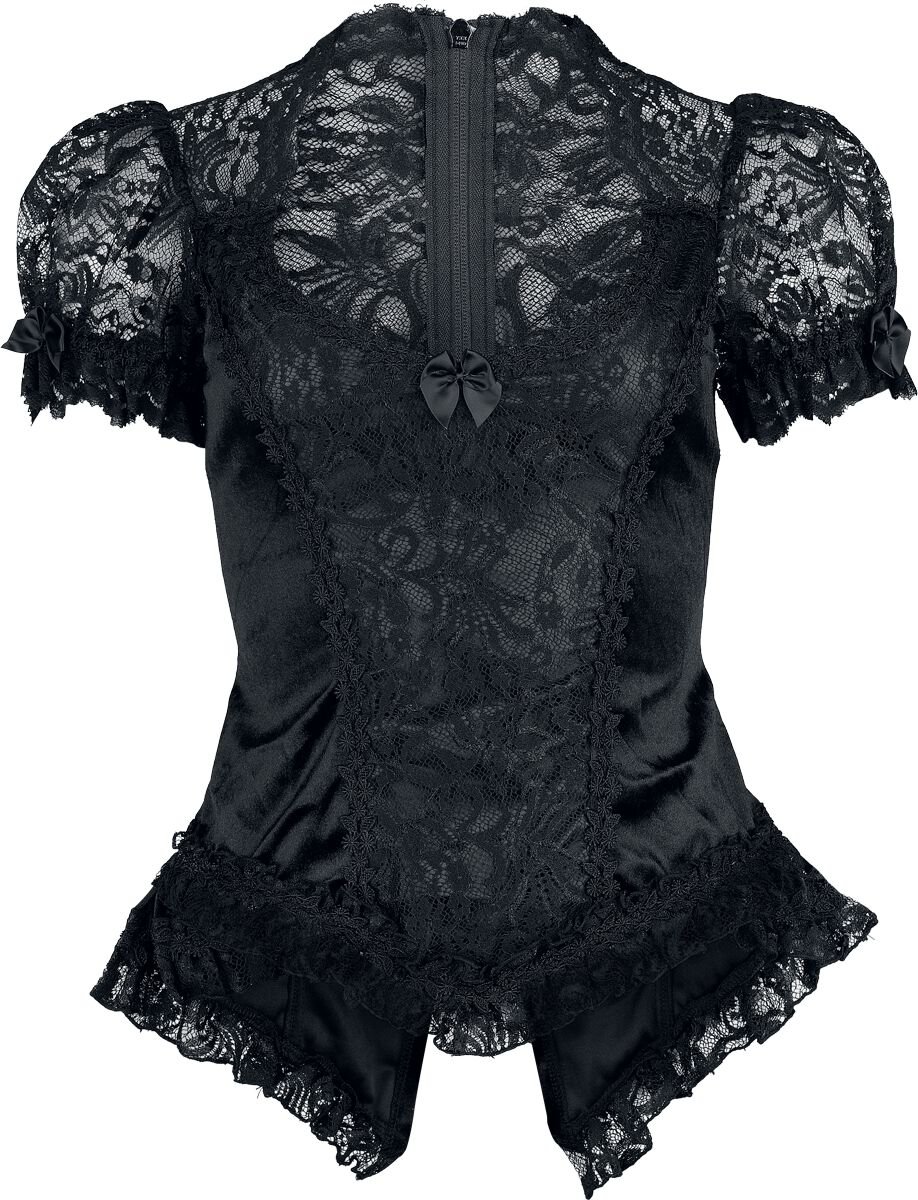 Sinister Gothic Gothic Top Blouse black - Image 2