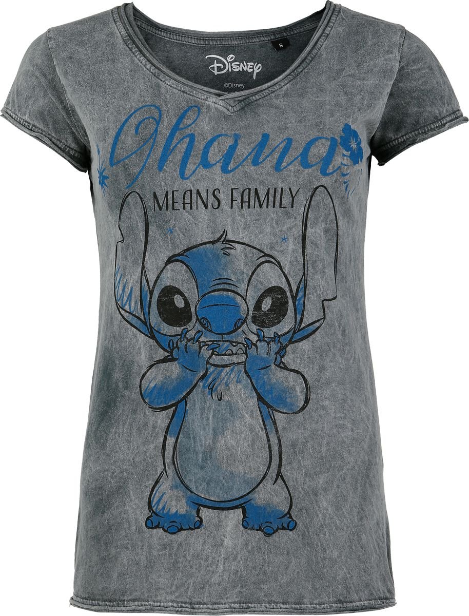 Lilo & Stitch Ohana T-Shirt light grey - Image 2