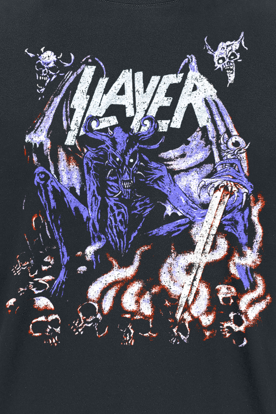Slayer Neon Art T-Shirt black - Image 3