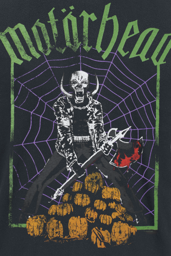 Motörhead Halloween Pumkin Axe T-Shirt black - Image 3