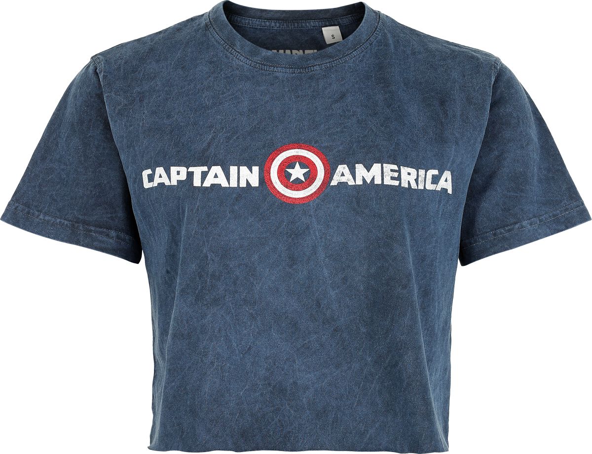Captain America Captain Logo T-Shirt blue - Image 2
