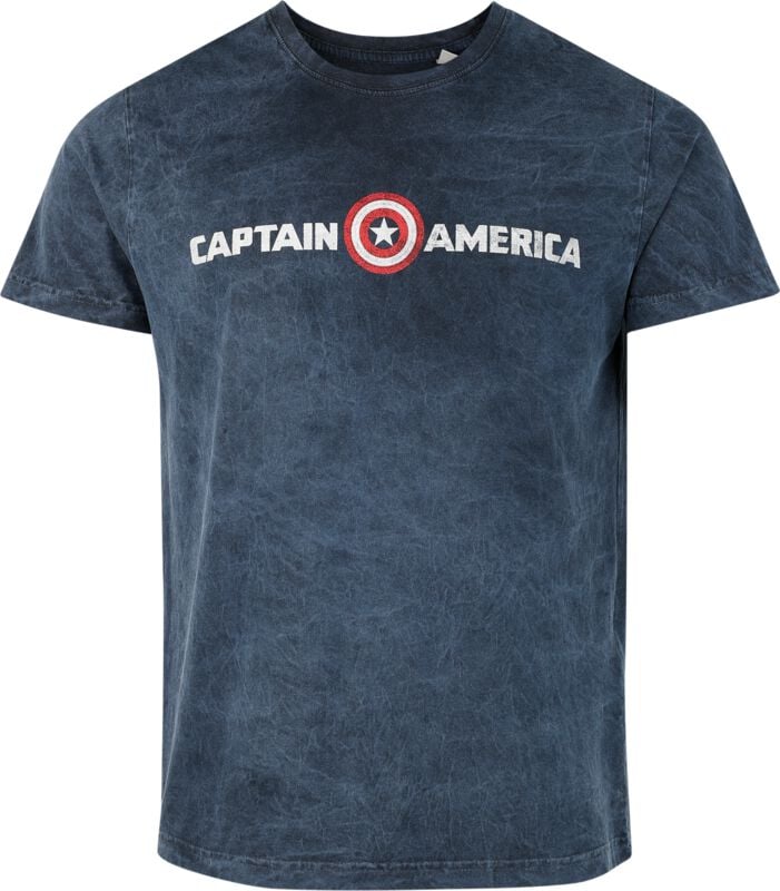 Captain America Captain Logo T-Shirt blue - Image 2