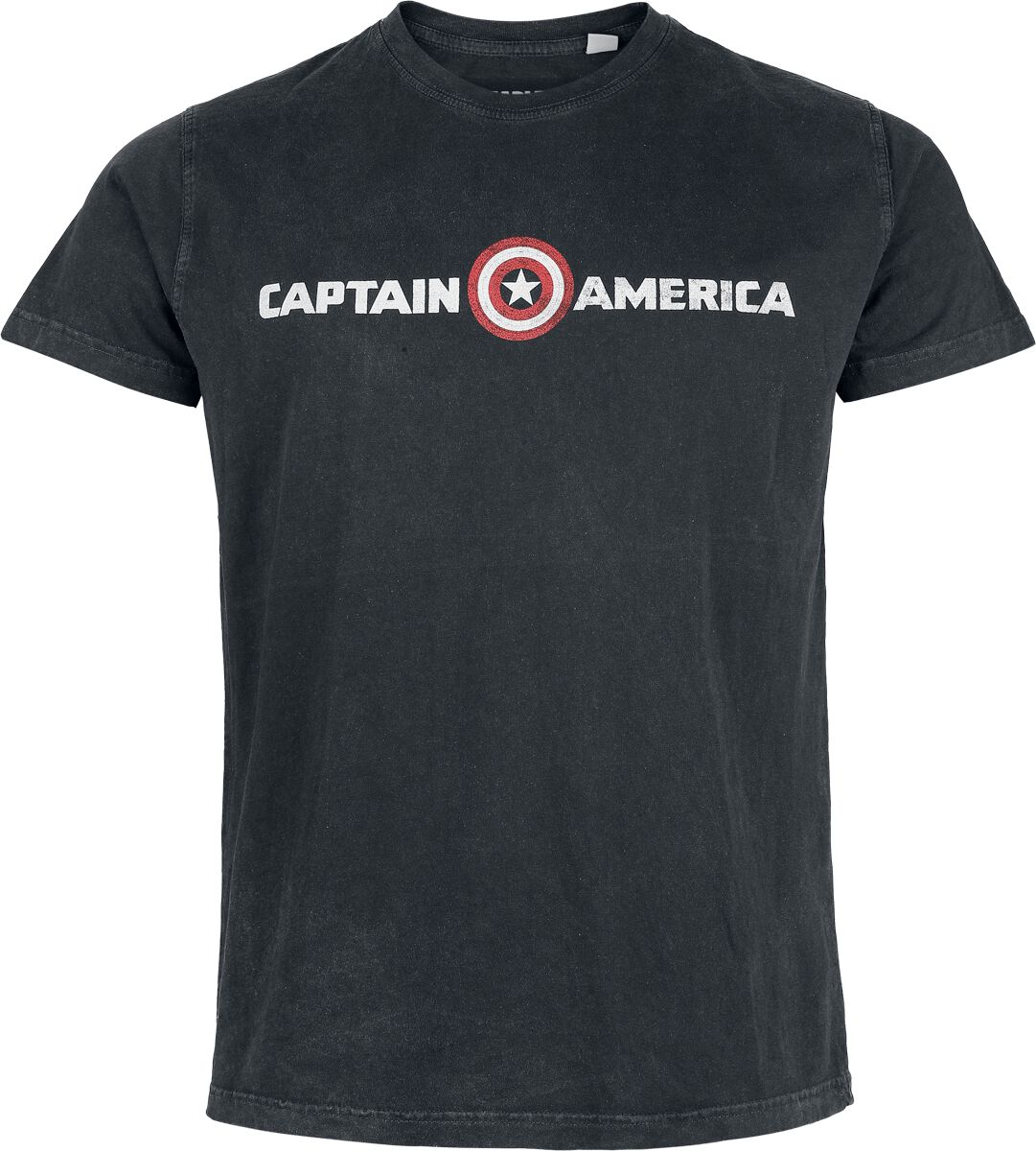 Captain America Captain Logo T-Shirt black - Image 2