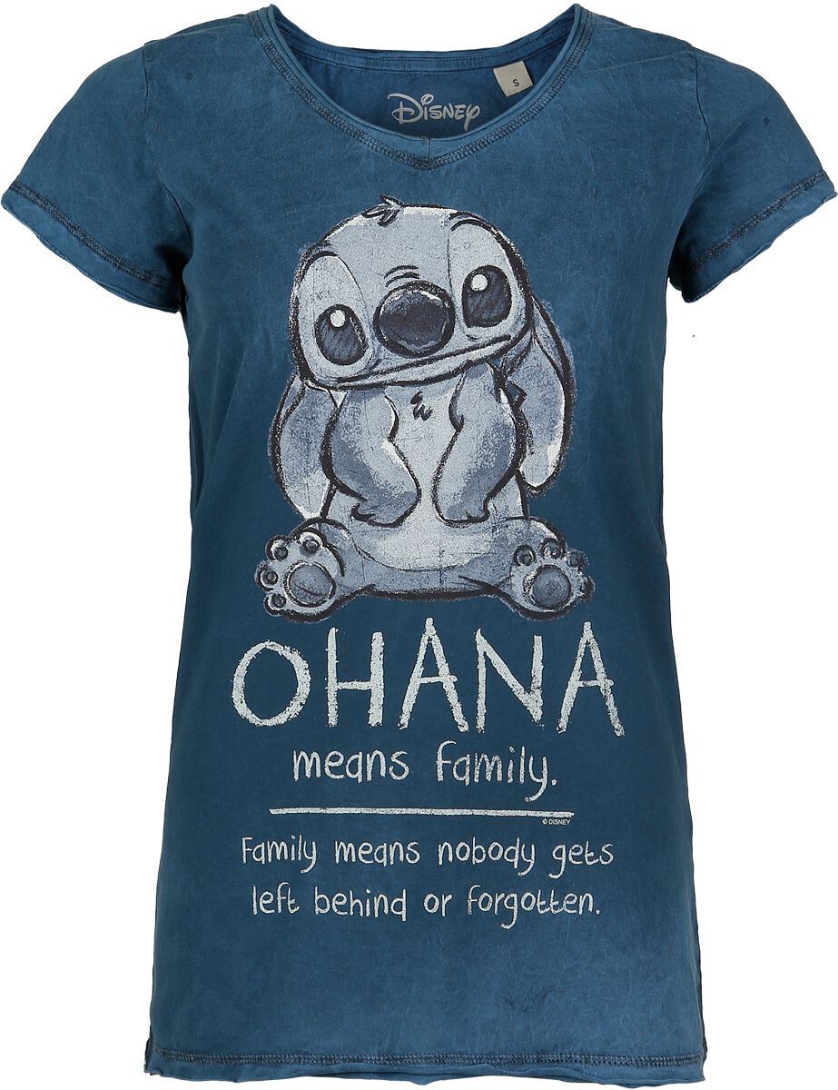 Lilo & Stitch Las Ohana T-Shirt blue - Image 2