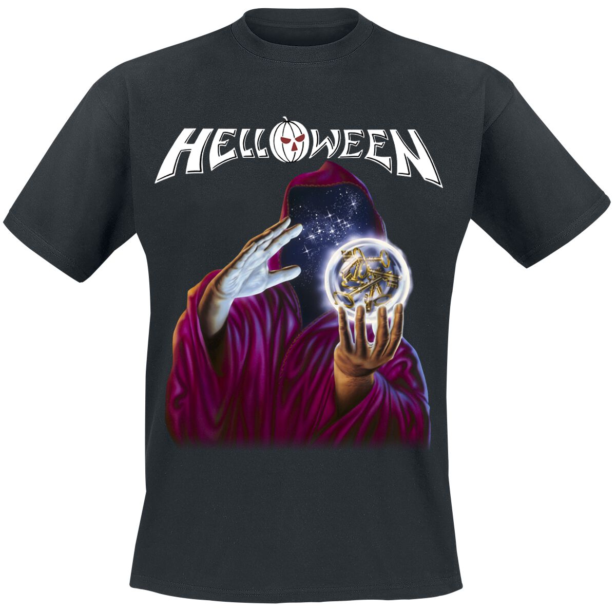 Helloween Seven Keys Tour 87 T-Shirt black - Image 2